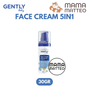 GENTLY Baby Face Cream Advanced 5-in-1 30gr / Krim Wajah Muka Bayi Anak / GENTLY BANDUNG
