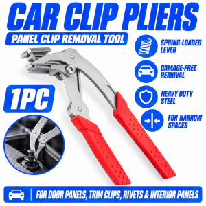 Car Clip Pliers Panel Clip Removal Pliers Automotive Trim Fastener Rivet Door Panel Clip Remover Tool