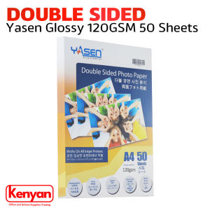 Photo Paper Double Sided Glossy Yasen A4 50PCS 120-300GSM for Album Photocard ID
