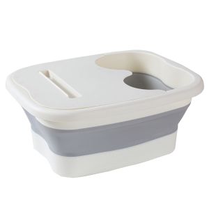 JIJI.SG Ryva Foldable Foot Basin Bucket Foot Spa Massage Basin Pail SG