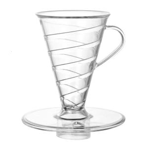 Heat Resistant Coffee Filter Cone Spirals Interior Designs Optimizes Brewing Process Perfect For Beginner Experts