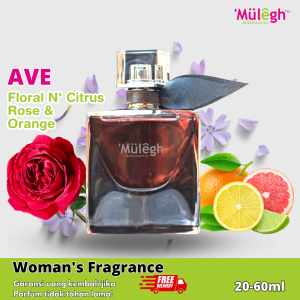 Mulegh Parfum - AVE 20-60ml | Parfum Wanita Wangi 12Jam 24Jam & 36Jam