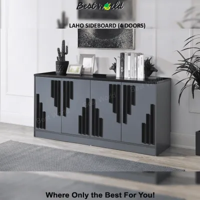 LAHO 4 Doors / 3 Doors / 2 Doors Sideboard / Multi Purpose Cabinet - MPC 8053 / MPC 8053D / MPC 8053-C / ARUNIKA 3 Doors Sideboard - MPC 8056 / LAHO Upper Hanging Cabinet (2 Doors) - MPC 8058