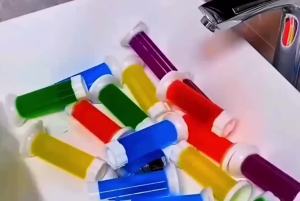 Toilet Gel 84 Count 6 Kinds Of Scent Toilet Cleaner Bowl Gel Stamp Kit Air Freshener