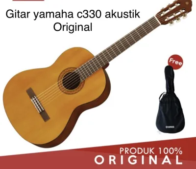Gitar Guitar YAMAHA AKUSTIK C330 /C330A ORIGINAL +softcase+pick gitar