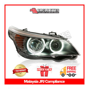 BMW 5 SERIES E60 2003-2007 PROJECTOR COOL LOOK ANGLE LED HI-LO BEAM EYES COMPITABLE FOR PRE FACELIFT MODEL HEADLAMP