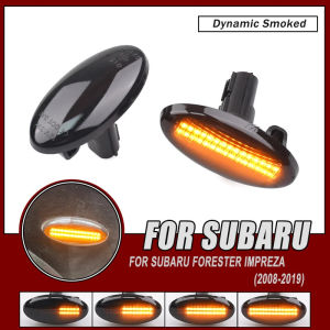 Henley0 Dynamic Led Side Marker Turn Signal  Light For Subaru Forester Impreza WRX STI GDA GDB 2008-2019 Sequential Blinker  3A9T2Q