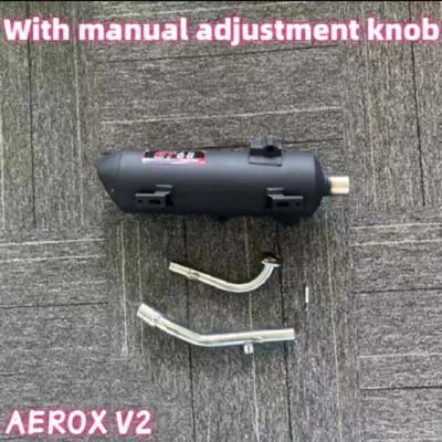 Adjustable Sound Exhaust Pipe Power Pipe For Yamaha Nmax V2 V3 V1/Aerox V2 V3 V1 GT68 Made in Thailand