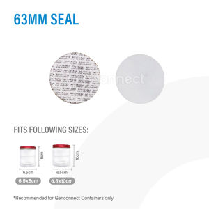 (50pcs) Airtight Sealer Pressure Sensitive Gasket for Cookie Container Jar Seal