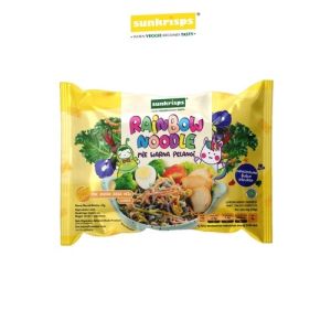 Sunkrisps Rainbow Noodle 45gr - Mie Pasta Pelangi Anak