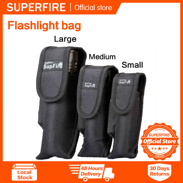 SUPERFIRE Flashlight Bag L6 C8 F3 X8 D15 M2 Flashlight Cloth Cover EDC