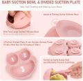 Baby Weaning Set, Silicone Baby Feeding Set(10 Pcs), Toddler Weaning Set with Adjustable Bib, Suction Bowl, Plate, Fork, Spoon, Water & Snack Cup Kit, Baby Led Weaning Kit for Babies and Kids. 