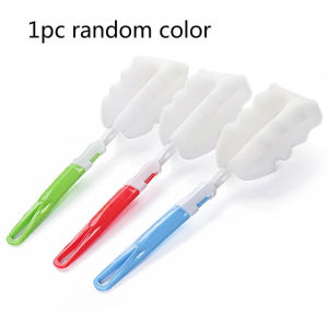 Baby Milk Bottle Washing Sponge Brush Long Handle Feeding Cleaning Cup Accessories Berus Botol Susu 奶瓶刷