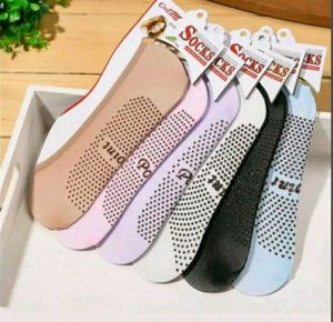 Siamtafa Grosir 12 Pasang Kaos Kaki Hidden Socks Wanita Dewasa / Kaos Kaki Balet Anti Slip Kaos Kaki Pendek Invisible Warna Warni