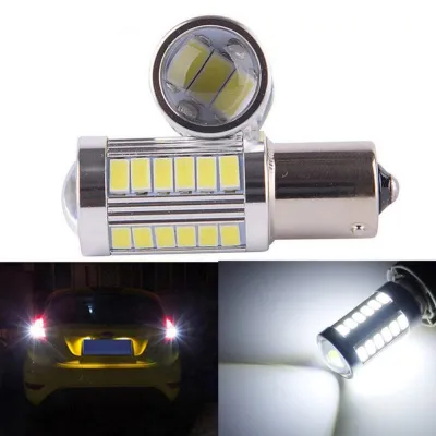 ไฟถอย 1156 5630-33SMD LED (2หลอด) สัญญาณไฟท้ายถอยหลังโคมไฟ (สีขาว)