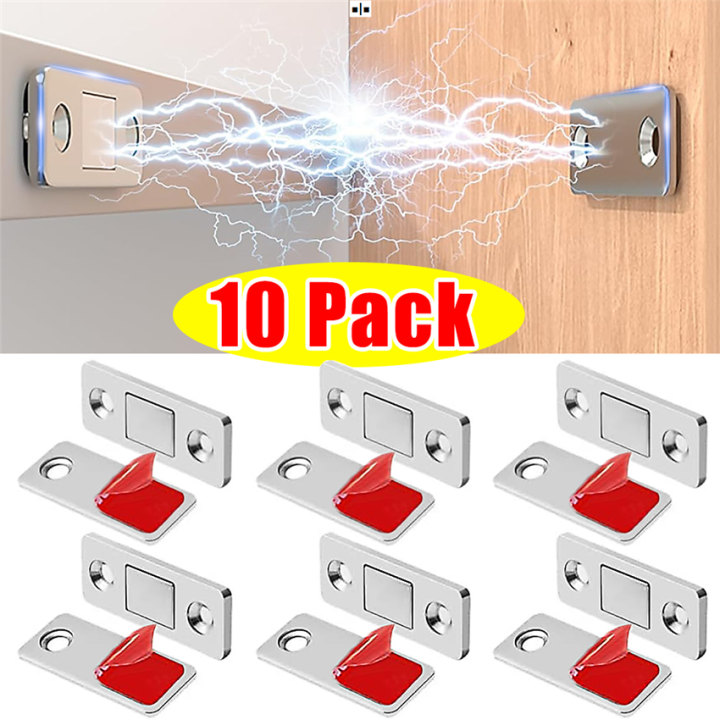 → Magnetic Cabinet Catches Ultra Thin Door Strong Magnets Stopper ...