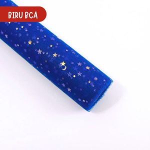 1ROLL Tile Jaring Star Bintang Bulan - Bahan Buket Bunga Tile010