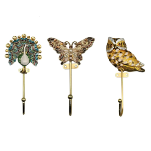 Phong cách Châu Âu Men móc treo tường Móc treo khăn móc áo quần áo phòng tắm móc móc treo chìa khóa cho phòng ngủ nhà