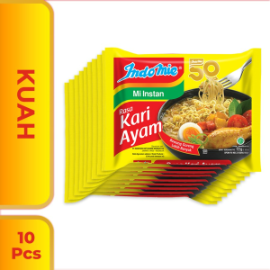 [Paket isi 10] Indomie Mi Instan Rasa Kari Ayam 72gr