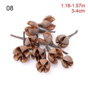 ANANAA 10Pcs Home DIY Garland Christmas Dried Plants Xmas Tree Ornaments  Pine Cones Pinecone