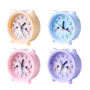 Children Animal Alarm Clock Desk Clock Small Ear Clock Perfectly for Bedroom Decoration and Time Management