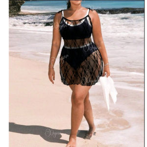 plus size cover up COLEY (spaghetti semi dress)