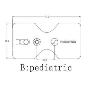 4SIZE Disposable SPO2 Probe Sensor  with Bandage  SPO2 Finger Sensor Compatible for Masimo 8pin with chip(Duck tongue) Patient Monitors