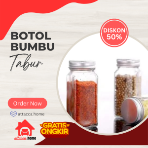 Botol Bumbu Kaca Tabur Wadah Saus Saos Kecap Garam Unik Toples Dapur Plastik Lucu Murah Terbaru