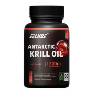 Minyak Krill Antartika 1300mg mendukung kesehatan jantung otak kulit dan penglihatan membantu fungsi kognitif meningkatkan kekebalan dan melawan peradangan.