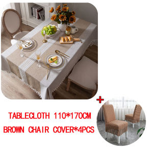 Nordic Tablecloth Linen Tablecloth Rectangular Tablecloth Waterproof High Quality Table Cloth Table Mat Long 170/180/200/240CM