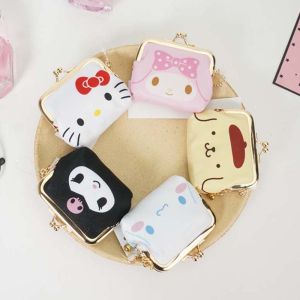 BINOCUL ชินนาโมโรล คุโรมิ น่ารัก คลิปเงิน ของขวัญ กระเป๋าของเล่น ผู้หญิง กระเป๋าสตางค์ใบเล็ก กระเป๋าใส่เหรียญ กระเป๋าคลัตช์ กระเป๋ามินิ Hasp