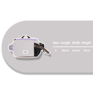 HamshMoc Crossbody Bag Organized Storage Breathable Back Lightweight Waterproof Daily Carry