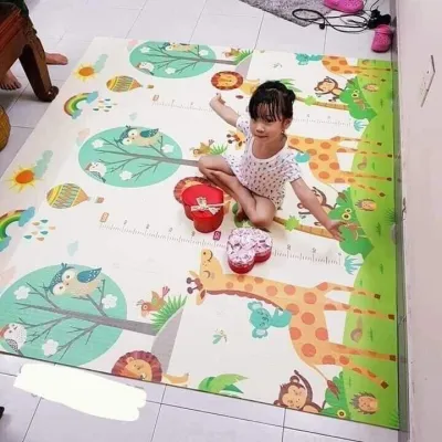 Thảm xốp gấp gọn 2 Mặt dày kích thước 1m8x2m mẫu mới Đẹp