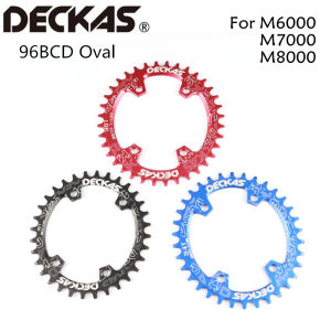 Deckas Oval 96BCD Chainring MTB Mountain BCD 96 Bike Bicycle 32T 34T 36T 38T Crankset Tooth Plate Parts For M6000 M7000 M8000