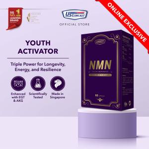 US Clinicals NMN Youth Activator 60s | NMN 450mg NAD+ Precursor Complex + AKG & EGT | Ultimate Energy & Metabolism Booster | Anti-Fatigue Cellular Repair Supplement | Vitality Enhancer | FDA GMP