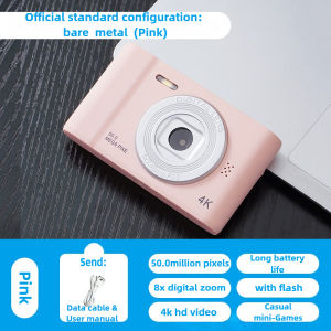 4K 50MP Digital Camera  Portable HD Camera Photography Selfie Autofocus Flash take vedio Mini Pocket