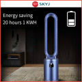 40-inch Air purifier for room bladeless fan strong wind stand fan bladeless tower fan 90°rotating air outlet ultra-remote control Smart Timer for home. 