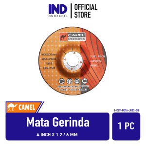 Mata Gerinda Camel 4 Inch x 1.2 / 6 mm 107x1.2x16 100x6x16 Batu Potong Poles Gurinda 4"x1.2 4"x6