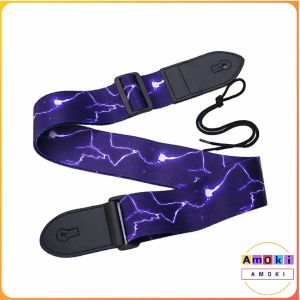Amoki Guitar Strap Acoustic Guitar Strap Suitable For Bass Electric & Acoustic Guitars