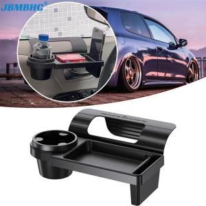 JBMBHC กล่องจัดระเบียบในรถยนต์พร้อมที่ใส่ถ้วยที่จับแก้วน้ำประตูด้านข้างช่องใส่โทรศัพท์ชั้นเก็บของอเนกประสงค์สำหรับยานพาหนะ