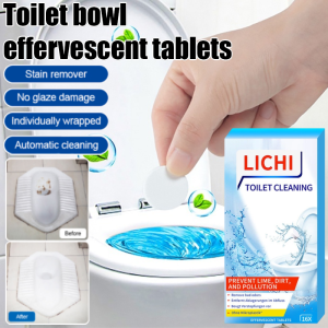 Strong Toilet Effervescent Tablets Detergent Toilet Cleaner Potent Toilet Bowl Cleaning Foam Toilet Effervescent Tablets 强效洁厕泡腾片
