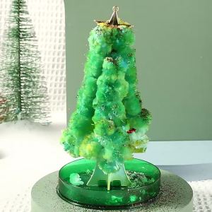 Watering Crystal Magic Christmas Tree Paper Tree Blooming Model Childrens Science Experiment Snowflake Toy Holiday Gift