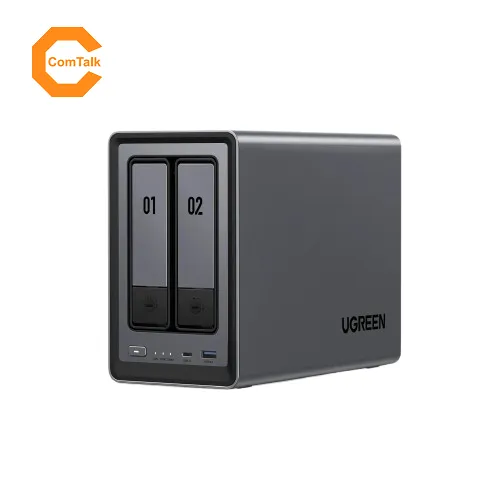 UGreen NASync DXP2800 (NAS) | N1004C/8GB DDR5/1*2.5GbE/HDMI 4K/2-BAY | Black