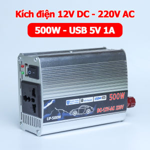 Bộ Chuyển Nguồn 12V-DC sang 220V-AC (500W)