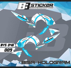 Sticker Stripping Variasi Yamaha Byson BISA HOLOGRAM Striping Motor Byson Bys 48