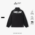 Áo nam nữ Camel Poly Logo Zip Jacket Black- Local Brand Chính Hãng. 