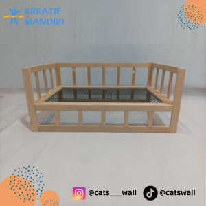 Ranjang Rajut Tipe Daybed DIY - Cats Wall - Cat Playground