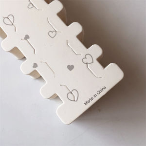 [fenggongshuode] 50PCS Hairpin Long Paper Card Hairband Display Card For DIY Hair Jewelry Packing Hair Clip Hairband Bracelet Retail Price Tag