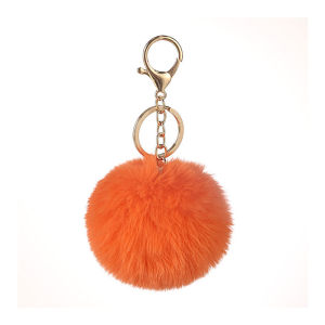 AUK Simple Versatile Plush Keychain Pendant Female Style Imitation Rex Rabbit Fur Ball Schoolbag Student Cute Keycha