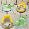 BESTMOMMY Inflatable Portable Kids Bear Sofa Baby Chair With Air Pump For Baby Seat Training. 